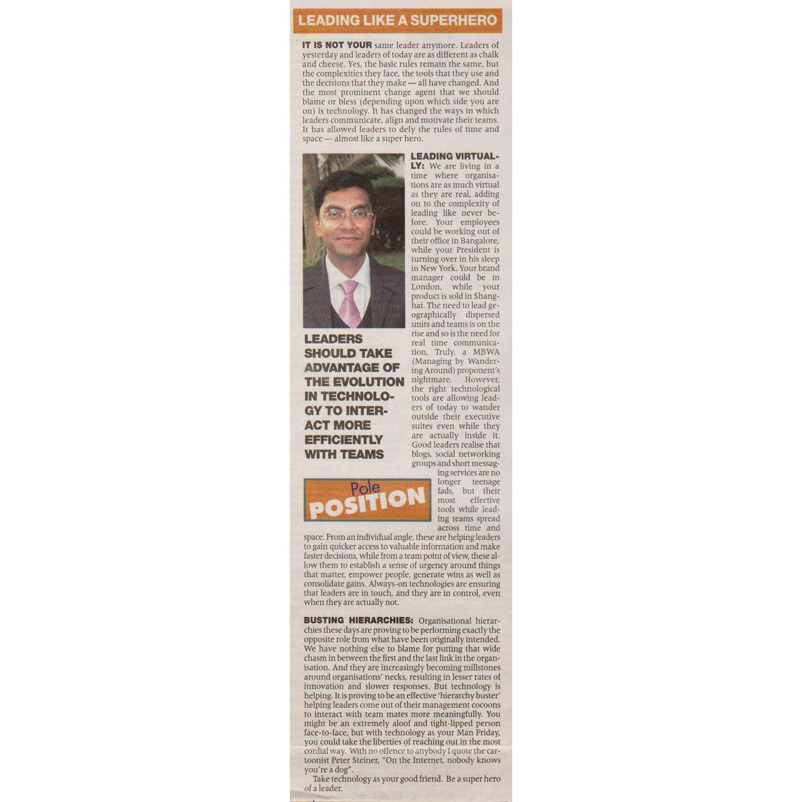The Economic Times 18 July 2008